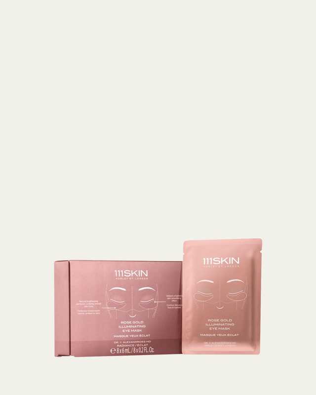 Rose Gold Illuminating Eye Mask Box, 8 Count